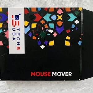 NIB Tech 8 Mouse Mover-White. Prevents user from entering "Away"-undetectable